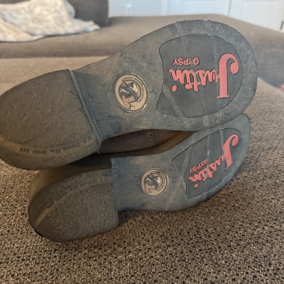 Justin Gypsy Western boots size 7b - Picture 5 of 6